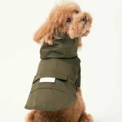 Pehom NYC Outerwear Hooded Raincoat Green